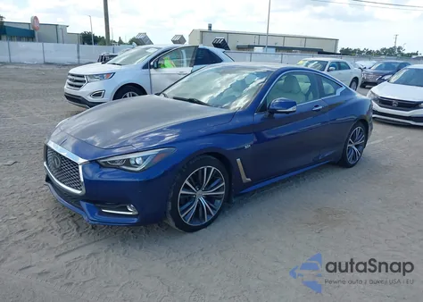 2017 Infiniti Q60 3.0T Premium z USA, uszkodzony, nr VIN JN1EV7EL2HM552724